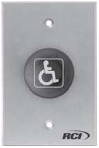 RCI 916 Handicap Pushbutton
