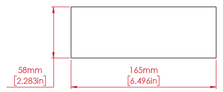 Front view of the YD30S dress plate showing overall height and width dimensions in millimeters and inches.